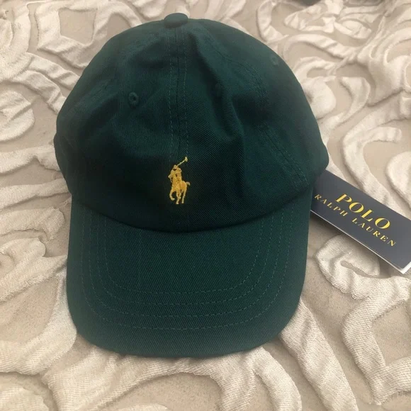 NWT Polo by Ralph Lauren Dark Green Toddler Baseball Cap - Picture 1 of 5